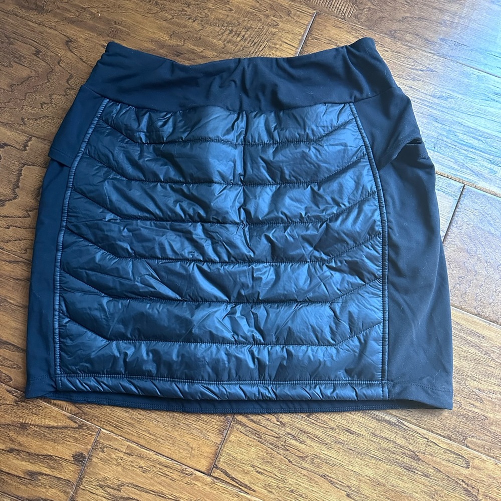 Baleaf Black Quilted Active Mini Skirt